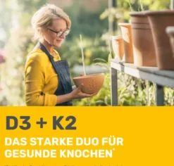 Eunova DuoProtect D3 + K2 2000 I.E. 2 x 90 Kapseln