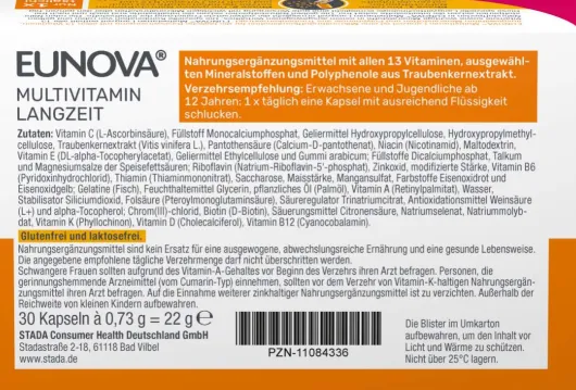 Eunova Langzeit 120 Kapseln