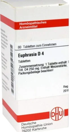 Euphrasia D 4 Dhu 80 Tabletten