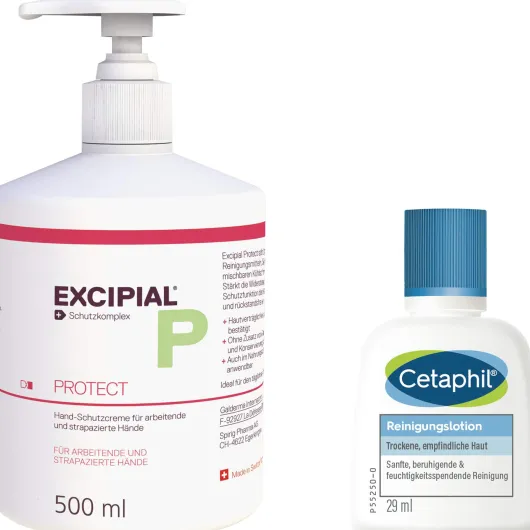 Excipial Protect 500 ml Creme + gratis Cetaphil Reinigungslotion 29 ml