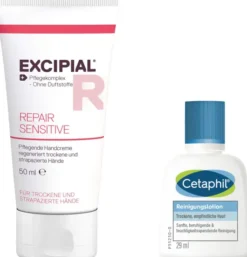 Excipial Repair Sensitive Creme 50 ml + gratis Cetaphil Reinigungslotion 29 ml