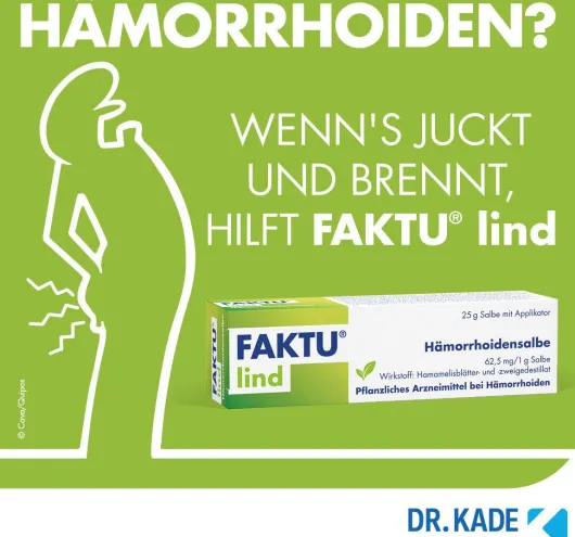 Faktu lind Hämorrhoidenzäpfchen 25 Stück