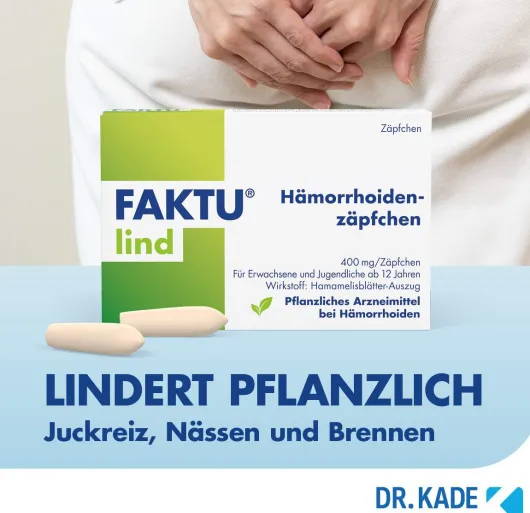 Faktu lind Hämorrhoidenzäpfchen 25 Stück