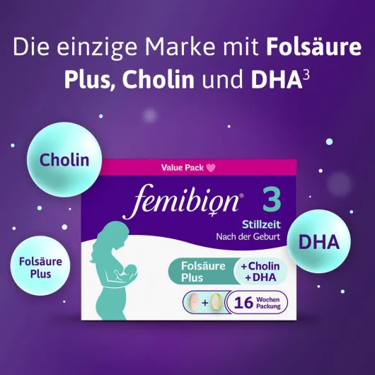 Femibion 3 Stillzeit 28 Tabletten und 28 Kapseln Kombipackung