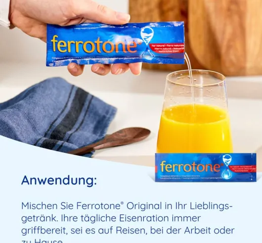 Ferrotone Natürliches Eisen 14 X 20 ml Beutel