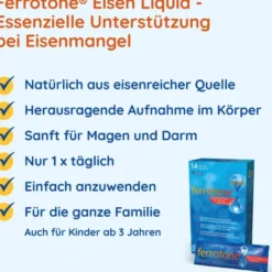 Ferrotone Natürliches Eisen 14 X 20 ml Beutel