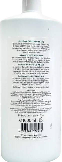 Fichtennadel Einreibung 45% 1000 ml
