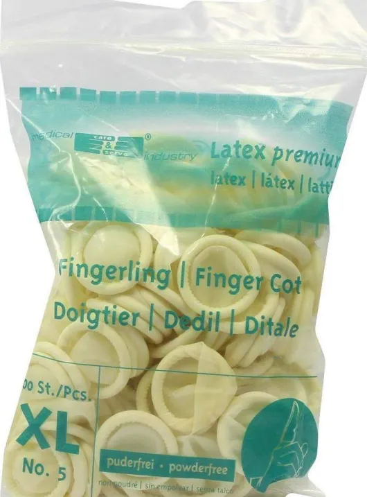 Fingerling Latex Gr.5 Extra Large 100 Stück