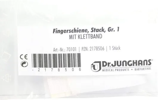 Fingerschiene Nach Stack Gr.1 Mit Klettband 1 Stück