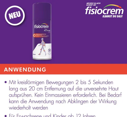 Fisiocrem Spray Active Ice 150 ml