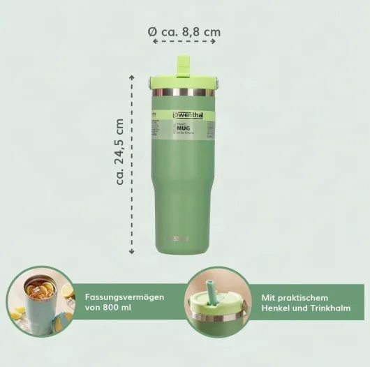 Flip-Becherglas Grün 800 ml