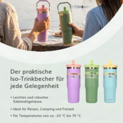Flip-Becherglas Grün 800 ml