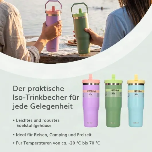 Flip-Becherglas Grün 800 ml