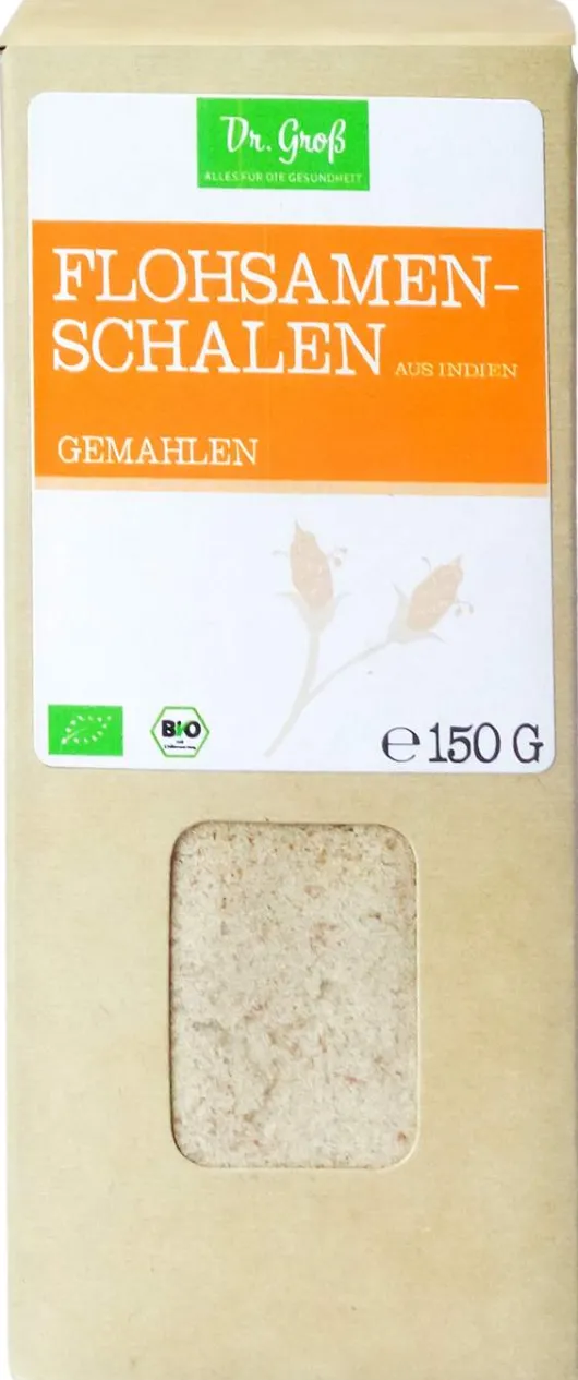 Flohsamenschalen Gemahlen Bio 150 G