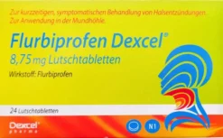 Flurbiprofen Dexcel 8,75 mg Lutschtabletten 24 Stü