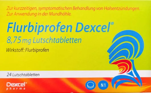 Flurbiprofen Dexcel 8,75 mg Lutschtabletten 24 Stü