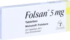 Folsan 5 mg 20 Tabletten