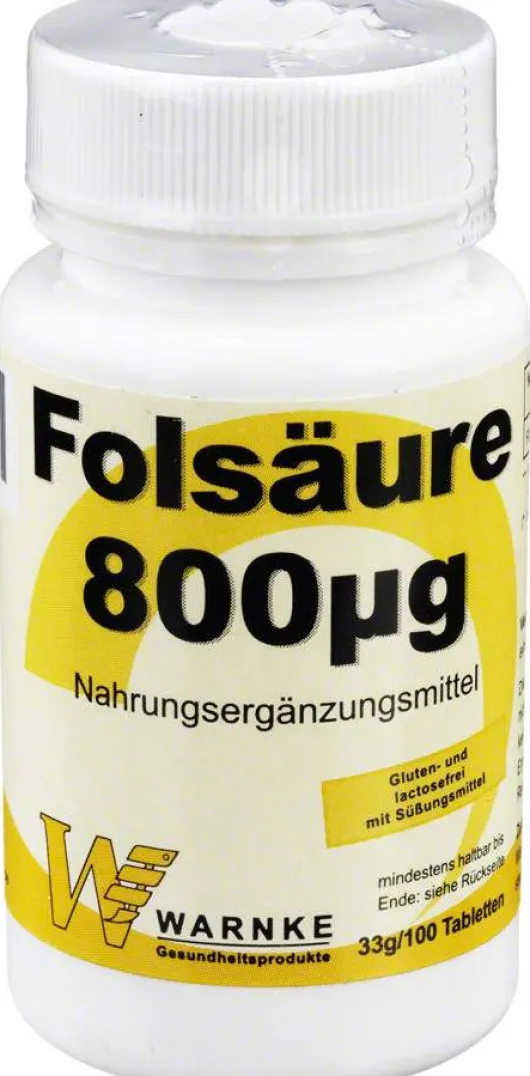 Folsäure 800 µg 100 Tabletten