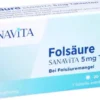 Folsäure Sanavita 5 mg 20 Tabletten