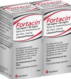 Fortacin 150 mg pro ml + 50 mg pro ml 5 ml Spray zur Anwendung auf der Haut 2 x 5 ml