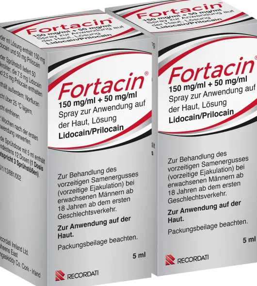 Fortacin 150 mg pro ml + 50 mg pro ml 5 ml Spray zur Anwendung auf der Haut 2 x 5 ml