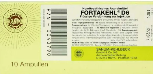 Fortakehl D 6 10 X 1 ml Ampullen