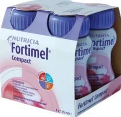 Fortimel Compact 2.4 Erdbeergeschmack 4 X 125 ml Flüssigkeit