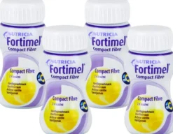 Fortimel Compact Fibre Vanille 8 X 4 X 125 ml Flüssigkeit