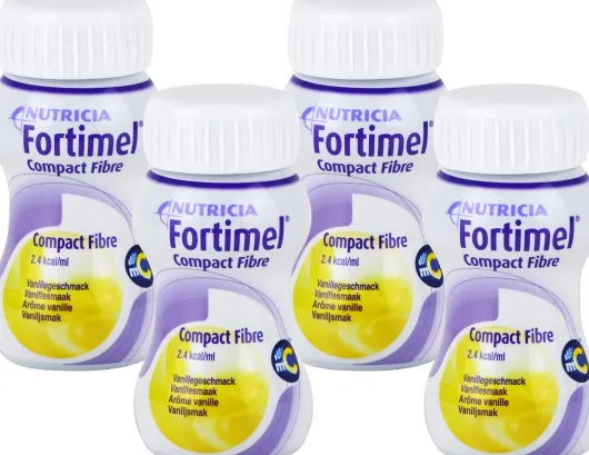 Fortimel Compact Fibre Vanille 4 X 125 ml Flüssigkeit