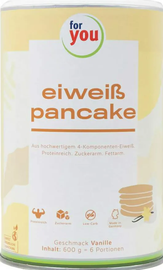 For You Eiweiss Pancake Vanille 600 G Pulver