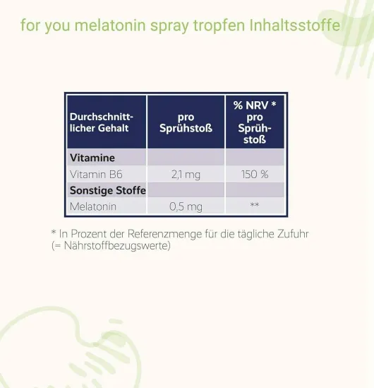 For You Melatonin Spray 30 ml