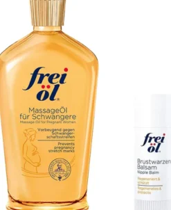 Frei Öl Massageöl für Schwangere 200 ml + gratis Frei Öl Brustwarzen Balsam 7,5 ml