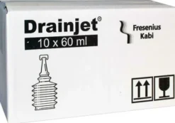 Freka Drainjet Fresenius 10 X 60 ml Kochsalzlösung 0,9%