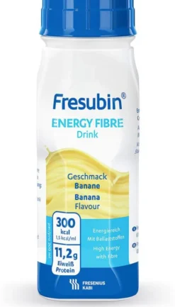 Fresubin Energy Fibre Drink Banane Trinkflasche 6 X 4 X 200 ml