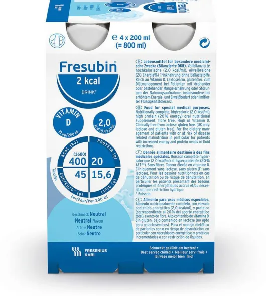 Fresubin 2 Kcal Drink Neutral 4 X 200 ml