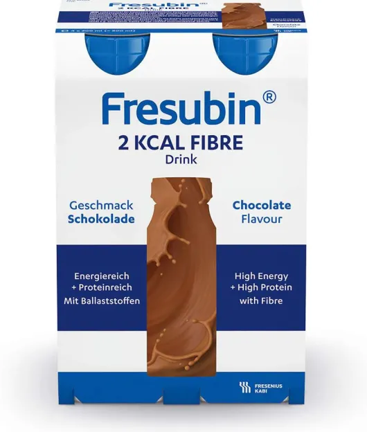 Fresubin 2 Kcal Fibre Drink Schokolade Trinkflasche 24 X 200 ml