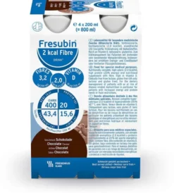 Fresubin 2 Kcal Fibre Drink Schokolade Trinkflasche 24 X 200 ml