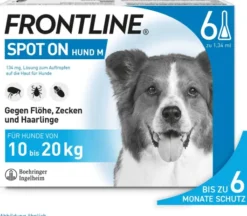 Frontline Spot On Hund M 10-20 kg 6 Pipetten