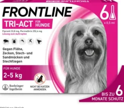 Frontline TRI-ACT Hund 2-5 kg 6 Pipetten