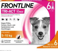 Frontline Tri-Act Hund 5-10 KG 6 Pipetten