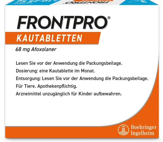Frontpro 68 mg für Hunde 10-25 kg 3 Kautabletten
