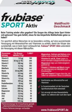 Frubiase Sport Waldfrucht 20 Brausetabletten