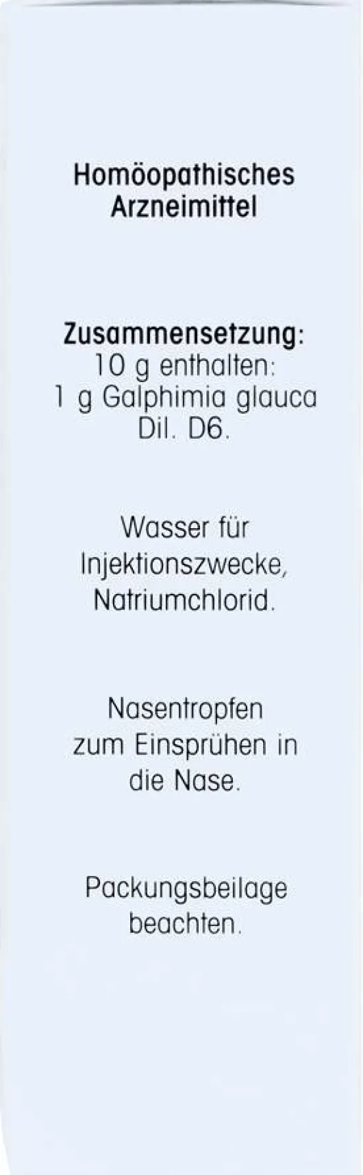 Galphimia Glauca D 6 15 ml Nasenspray