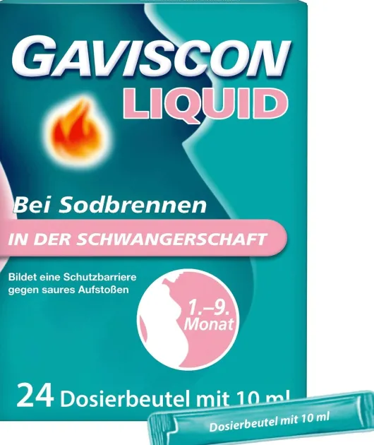 Gaviscon Liquid 500 mg-267 mg-160 mg Suspension 24 x 10 ml