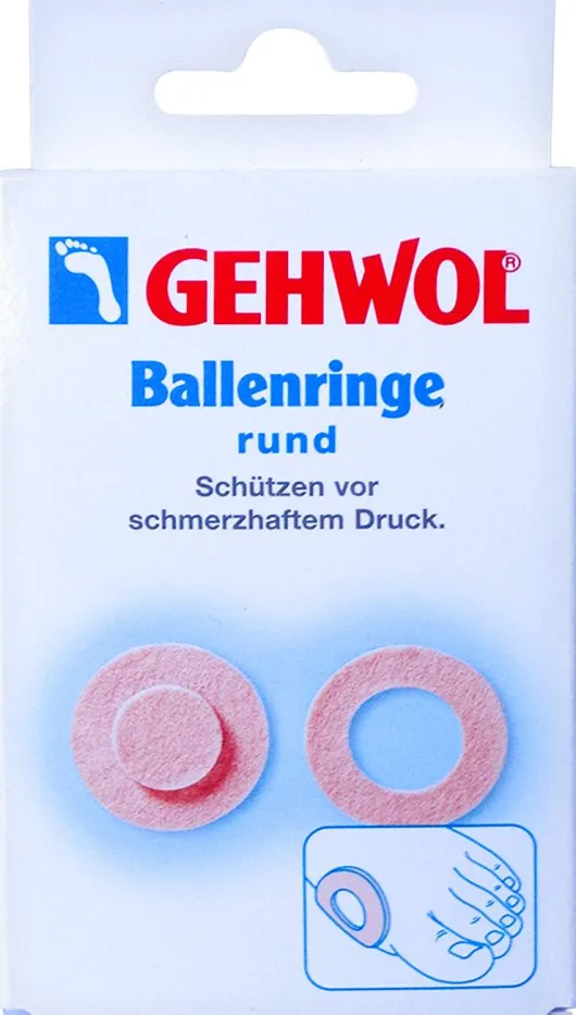 Gehwol Ballenringe Rund 6 Stück