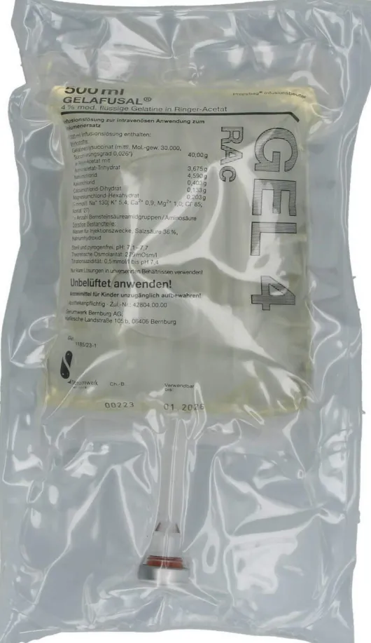 Gelafusal Pp-Beutel Infusionslösung