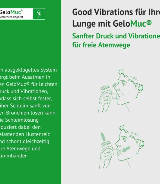 Gelomuc Atemtherapiegerät 1 Stück