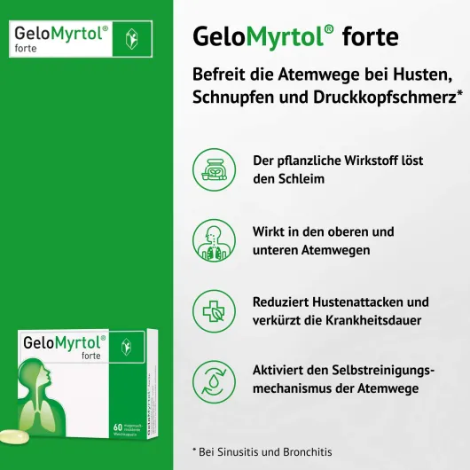 Gelomyrtol forte 60 Kapseln