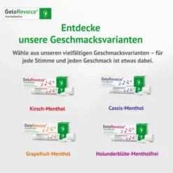 GeloRevoice Halstabletten Kirsch - Menthol 3 x 20 Lutschtabletten