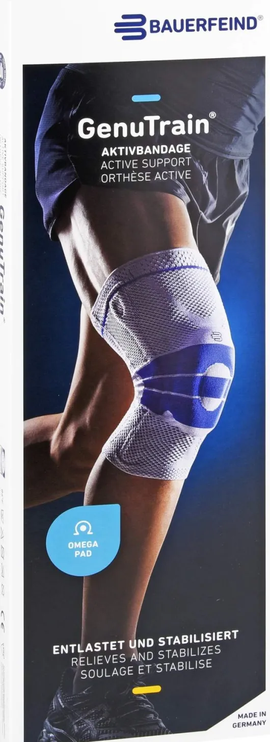 Genutrain Kniebandage Gr.7 Schwarz